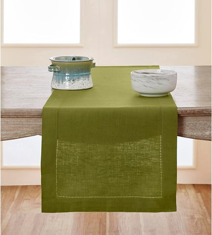 Solino Home Linen Table Runner 120 Inches Long by SolinoHome
