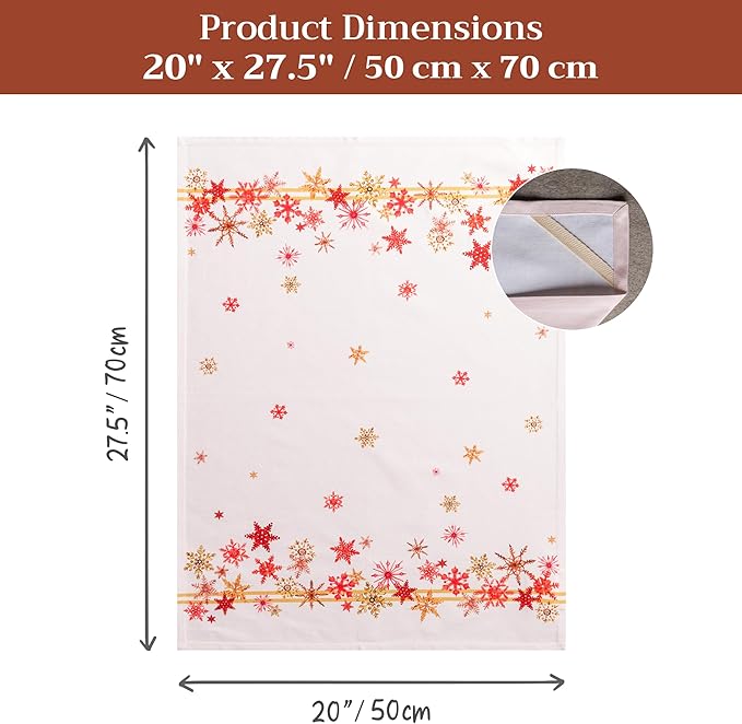Maison d' Hermine Kitchen Towels Set of 3 100% Cotton 20" x 27.5" Reusable - Image 7