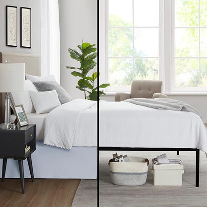 Nestl Ice Blue Full Bed Skirt - Image 6