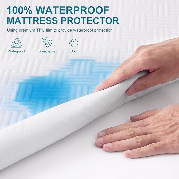 Waterproof Mattress Protector Full Size - Image 2