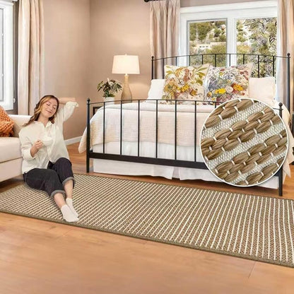 Braided Hallway Runner Rug, Super Absorbent Kitchen Mats - Image 2