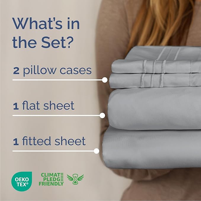 Cal King Size 4 Piece Sheet Set - Image 2