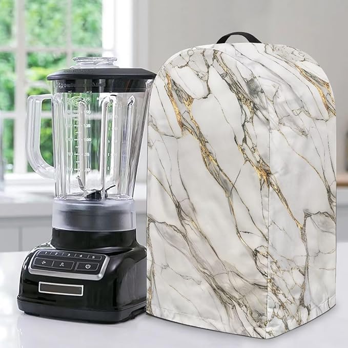 Marble Texture Blender Cover Kitchen Appliance Cover Anti Fingerprint Dust by Unknown