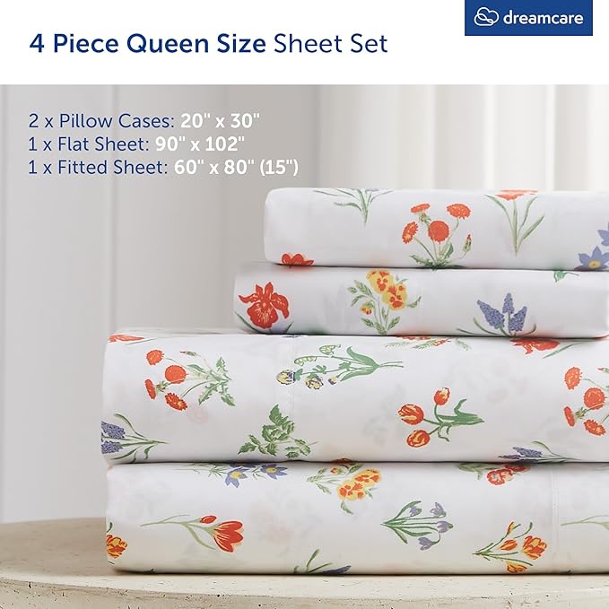 DREAMCARE Queen Size Sheets - Image 4