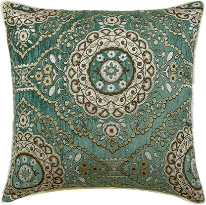 The HomeCentric King/Queen/Twin Teal Decorative King 90"x18" Bed Runner Without - Image 5