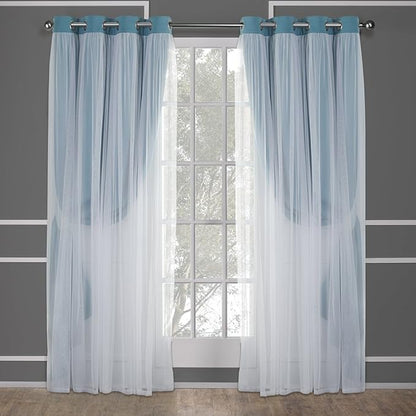TOWN & COUNTRY LUXE Talia Double Layer Indoor Curtains, Sheer and Room - Image 2