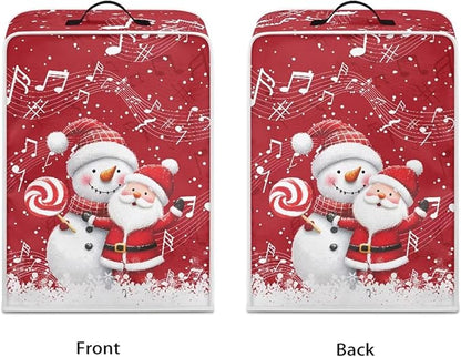 Coffee Maker Cover for Kitchen Counter Christmas Santa Claus Coffee Machine - Image 2