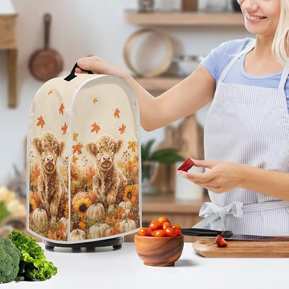 Highland Cow Blender Cover for Kitchen Small Appliance Dust Cover Fall Kitchen - Image 2