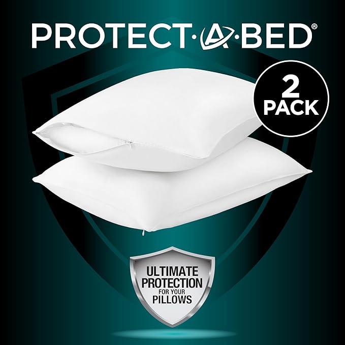 Protect-A-Bed AllerZip King 20" x 36" Pillow Protectors, Bed Bug and Dust Mite - Image 6
