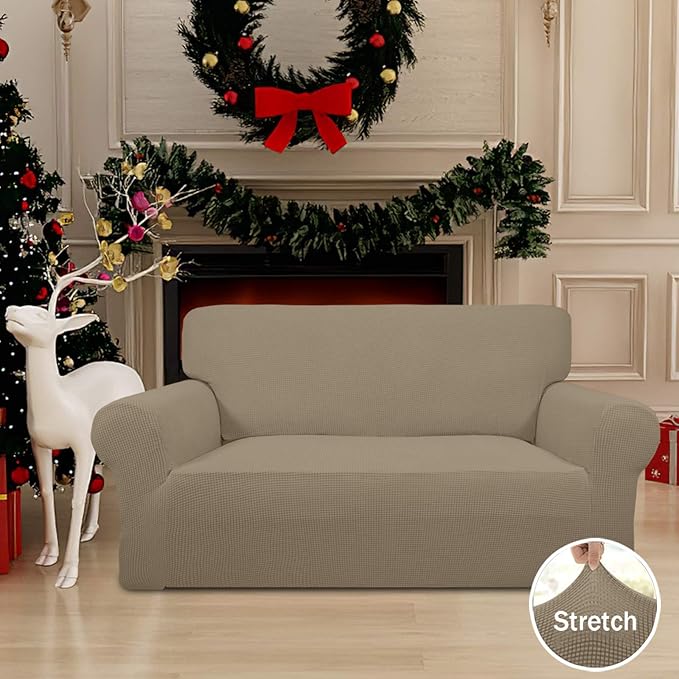 Easy-Going Stretch Loveseat Slipcover 1-Piece Sofa Cover Furniture Protector - Image 2