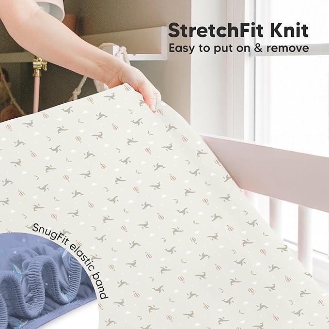KeaBabies 2-Pack Baby Crib Sheets - Image 6