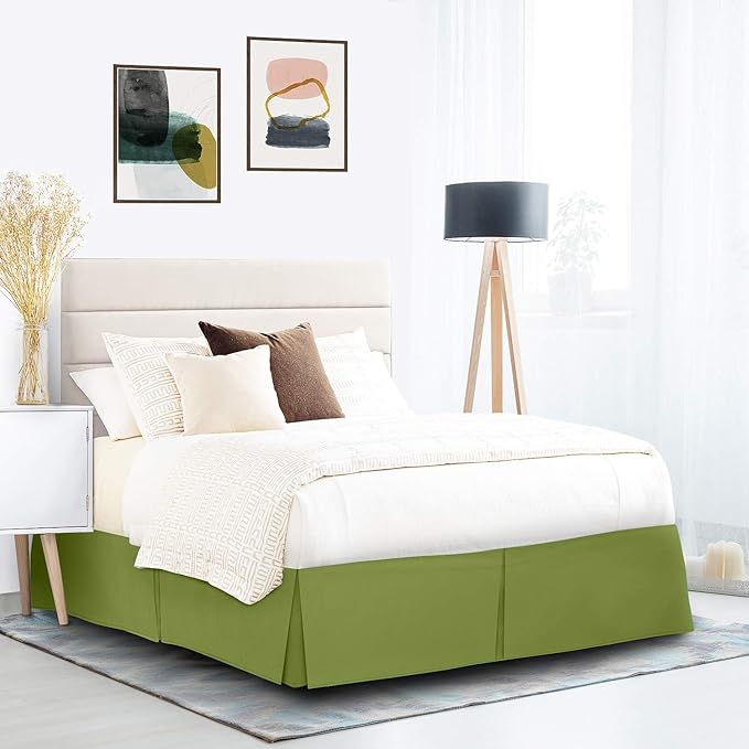 Nestl Calla Green Twin Bed Skirt - Image 9