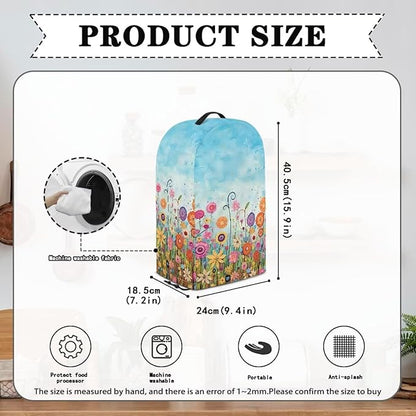 Colorful Daisy Print Blender Covers - Image 6