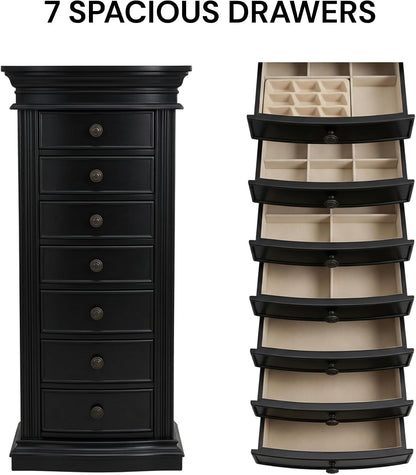 hives and honey luke standing jewelry armoire on a desk or shelf