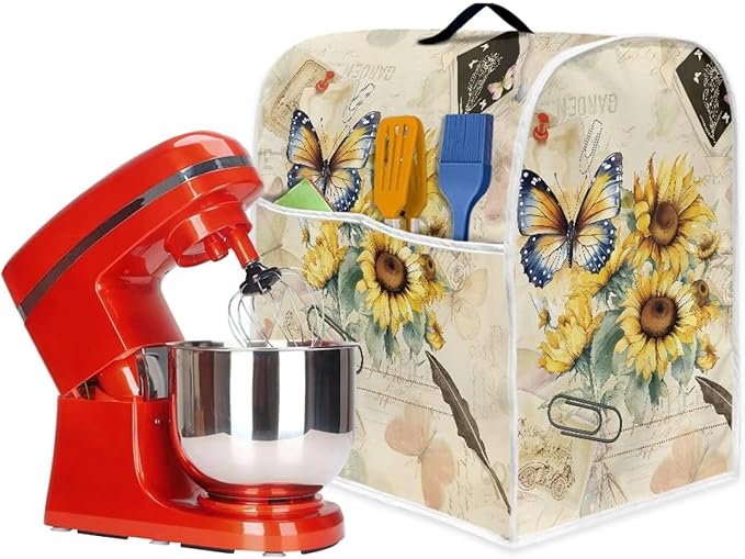 Sunflower Butterfly Stand Mixer Cover Compatible - Image 5