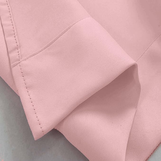 Pink Kitchen Window Valances, Rod Pocket - Image 4