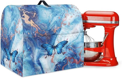 Blue Marble and Butterfly Mixer Covers Stand Mixer Dustproof Cover Compatible by Unknown