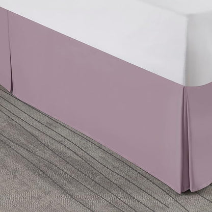 Nestl Dusty Purple Full XL Bed Skirt - Image 8