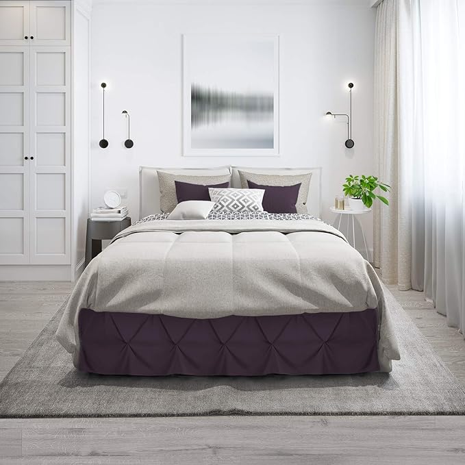 Nestl Purple Bed Skirt - Image 9