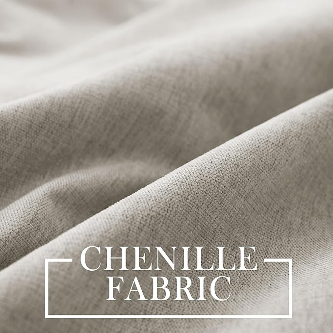 Macochico 100% Blackout Chenille Curtains - Image 3