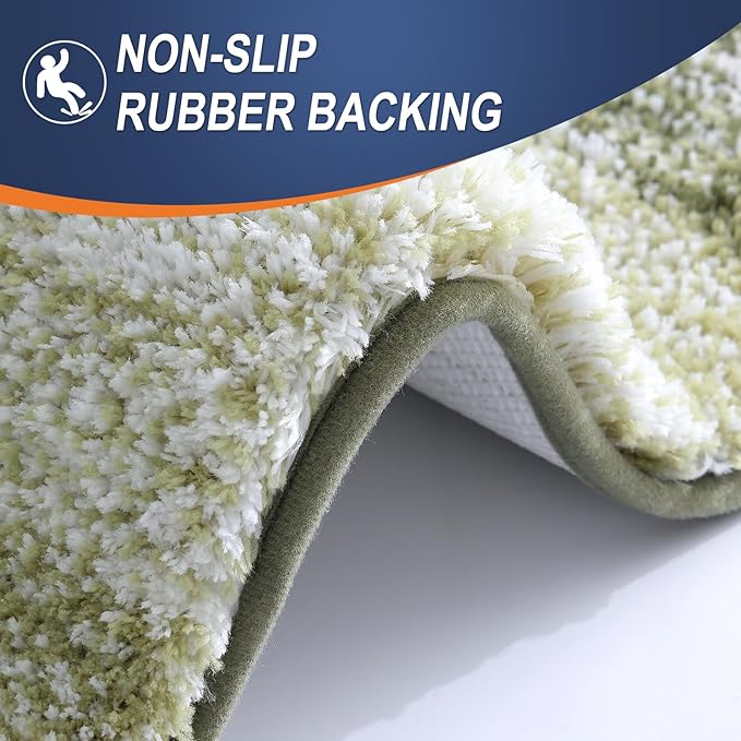 OLANLY Bathroom Rugs Mat 30x20, Extra Soft Absorbent Microfiber Bath Rugs - Image 5
