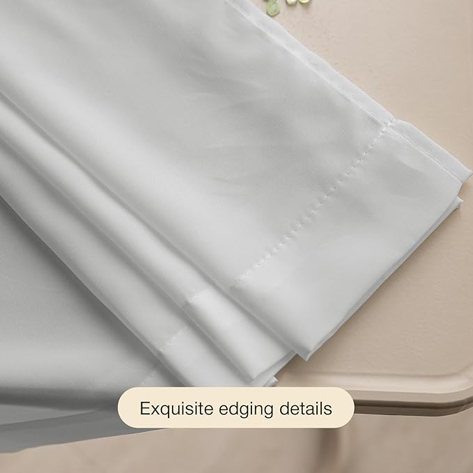 Anmao Non-See-Through Privacy Semi Sheer Curtains - Image 9
