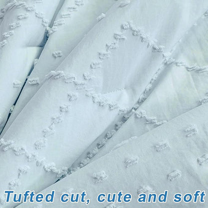 Wowelife Baby Crib Bedding Set for Girls, 3 Piece Boho Crib Comforter Set Ruffle - Image 5