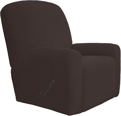 Easy-Going 4 Pieces Oversized Recliner Stretch Sofa Slipcover Sofa Cover by Easy-Going