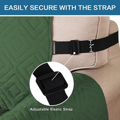 H.VERSAILTEX Reversible Chair Cover Furniture Protector Anti-Slip Couch Cover - Image 4