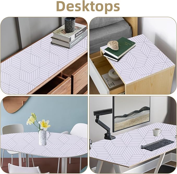 Shelf Liners for Kitchen Cabinets 12in x 10FT, Non Adhesive Cabinet Liner - Image 8