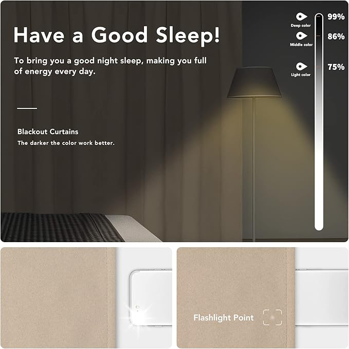 Easy-Going Rod Pocket Blackout Curtains - Image 3