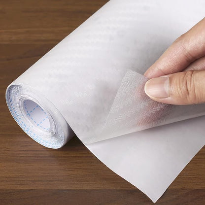 Self-Adhesive Shelf Liner Kitchen Liner, Waterproof Backed Paper Easy Peel and by ChiKiner