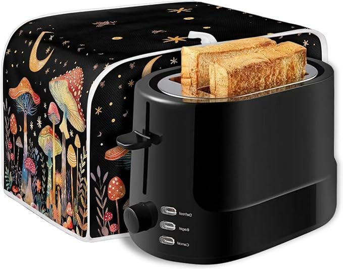 ZFRXIGN Mushroom Toaster Covers 2 Slice Toaster Dust Cover Moon Night Toaster - Image 6