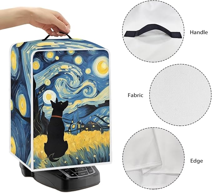 Coffee Maker Covers With Top Handle Folding Coffee Machine Dust Covers - Image 5