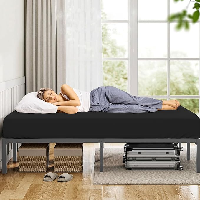 Cot Sheets Fitted Only 31" x 75", Ultra Soft & Breathable Cot Size Bed Sheet Fit - Image 5
