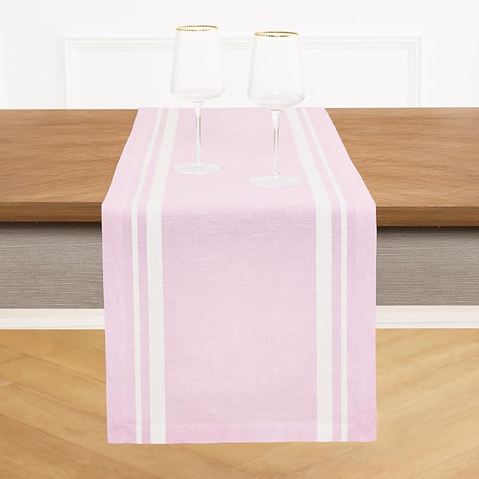 Solino Home Linen Table Runner 72 Inches Long by SolinoHome