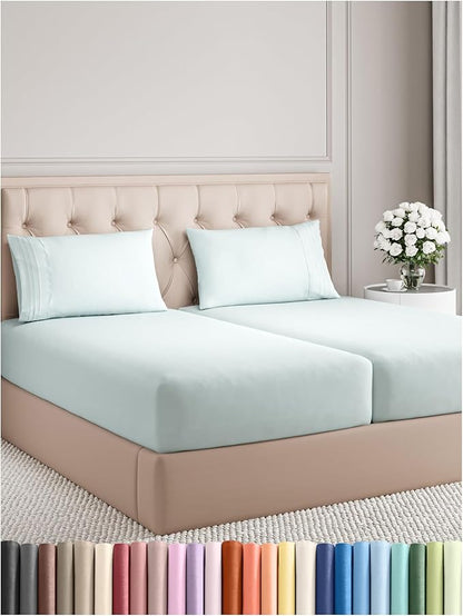 Split King Size 5 Piece Sheet Set by CGKUnlimited