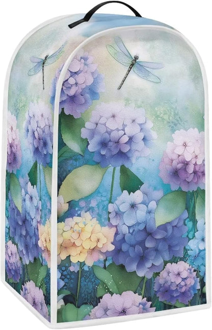 Talayituse Dragonfly Hydrangea Print Blender Dust Cover, Fingerprint Protection - Image 2