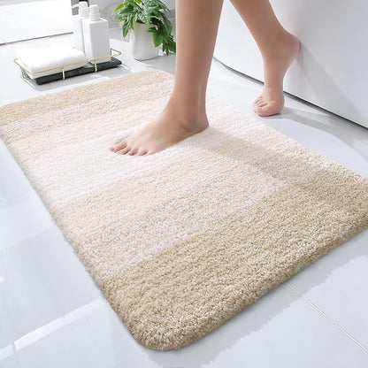OLANLY Bathroom Rugs Mat 24x16, Extra Soft Absorbent Microfiber Bath Rugs by OLANLY