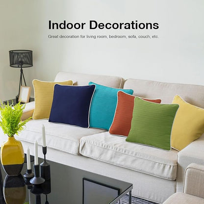 Decorative Outdoor Water Repellent Throw Pillows - Image 2