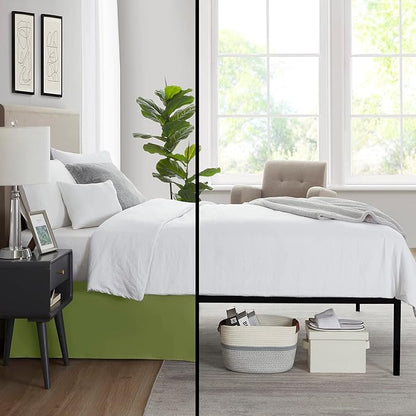 Nestl Calla Green Full XL Bed Skirt - Image 6