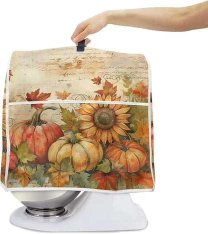 Pumpkin Mixer Cover for Kitchen Aid 6-8 Qt Mixer, Maple Leaf Small Appliance - Image 6