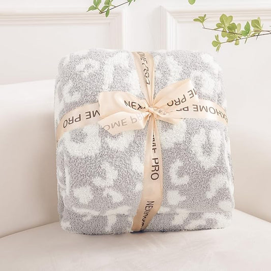 NEXHOME PRO Leopard Soft Blanket Twin Size, Fuzzy Throw Blanket by NEXHOMEPRO
