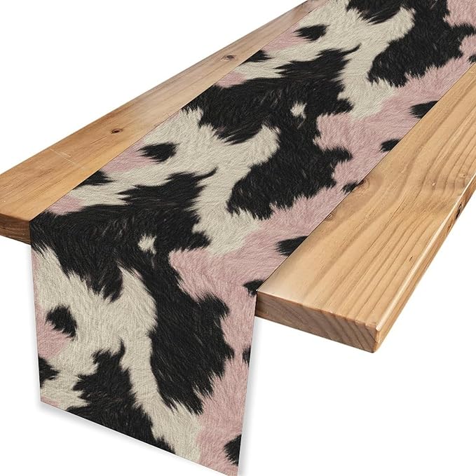Western Cow Print Table Runner - Image 4
