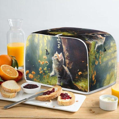 Cat Butterfly Printed Toaster Cover - Image 5