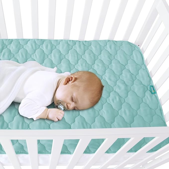 Waterproof Crib Mattress Protector Pad Cover 28" x 52", Anti Slip & Absorbent - Image 5