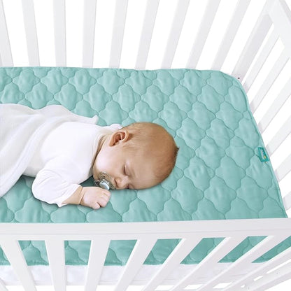 Waterproof Crib Mattress Protector Pad Cover 28" x 52", Anti Slip & Absorbent - Image 5