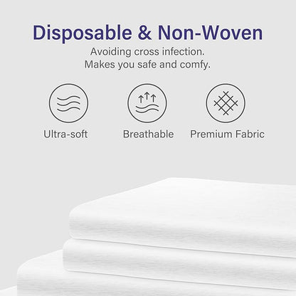 UNIFREE 7 Sets Disposable Bed Sheets Travel Sheets - Image 4