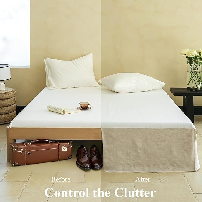 Simple&Opulence French Linen Bed Skirt - Image 6