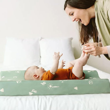 GRSSDER Stretch Ultra Soft Jersey Knit Changing Pad Cover Set 2 Pack, Change - Image 5